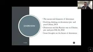 CGSR | Russia, Ukraine, and the Future of Deterrence by Prof. Wyn Bowen