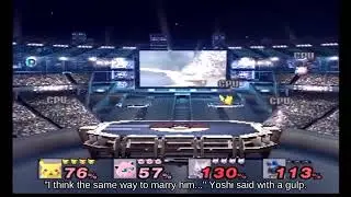 Revival Platform Roy with Mii Swordfighter below Vertical Recovery Fountain of Dreams? || Switch