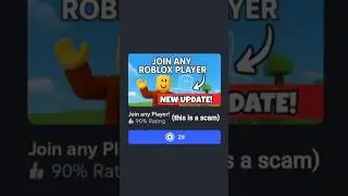 Exposing Roblox Join Any Player Scam.. #roblox