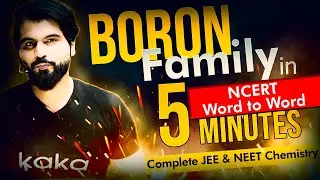 Boron Family in 5 Minutes || Complete #jee & #neet Chemistry in 5 minutes by ABK SIR