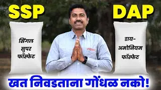 SSP vs DAP &ndash; तुमच्यासाठी योग्य खत कोणतं? l fertilizer saving tips #ssp #dap #farming #agrostar