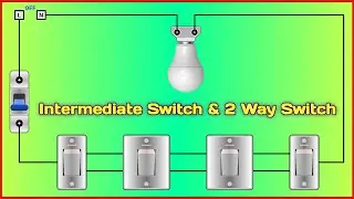 4 Switches 1 Bulb || Electrical Simulation