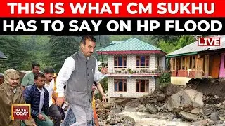 Sukhvinder Singh Sukhu Exclusive LIVE| Himachal Pradesh Declared 'Disaster Hit' | Himachal Landslide