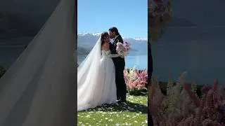 Happiest moment of our lives 🌸✨ #weddingvideo #weddingceremony #mountainwedding