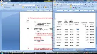 BOND PREMIUM PART 1 (ACCRUALS AND BALANCE SHEETS 2011) - ENTRIES, RETIREMENT
