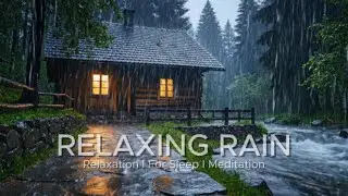 Stop Overthinking Tonight with Heavy Rain & Thunder Over the Car During a Storm