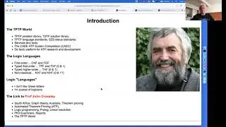Geoff Sutcliffe -- The logic languages of the TPTP World