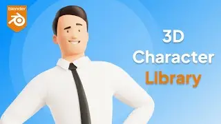Blender - 3D Business Man Character Illustration (UI Kit Library Tutorial)