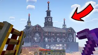 I built a working Train Station in Minecraft survival