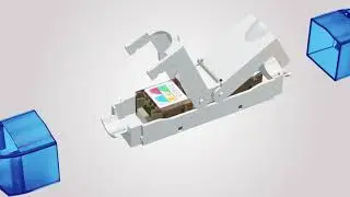Goobay tool-free cable connector &lsquo;slim&rsquo; CAT 6A, STP shielded
