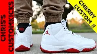 Jordan 11 Cherry mid Custom Full Tutorial