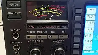 Проверка работы PA IC-756 от ГСС
