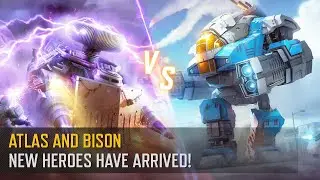 Atlas and Bison: New heroes have arrived! (Art of War 3 RTS)