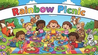 🌈🧺 Rainbow Picnic | Fun Learning Song for Kids & Toddlers | Happy Tales & Tunes