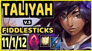 BLABER (TALIYAH) vs FIDDLESTICKS - 11/1/12 KDA JUNGLE CHALLENGER GAMEPLAY - NA
