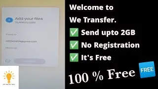 #life​ hack #by​ tech | How to use WeTransfer file transfer service | Free Real 100% |