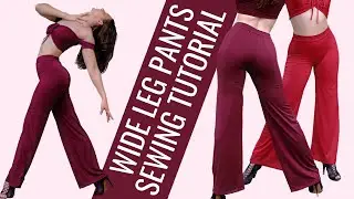 Wide Leg Pants Sewing Tutorial | Nat's Patterns