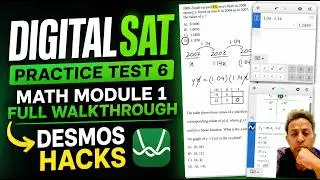 SAT Digital Practice Test 6 – Math Module 1 Full Walkthrough