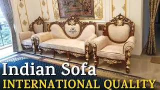 Indian carving sofa set, Pocket friendly | सबसे सस्ता सोफा Anas Pune - Maharashtra #carvingfurniture