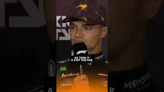 Lando about Max's penalties 👀 #f1 #formula1 (source: F1TV)