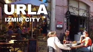 URLA Walk Day & Night - Izmir Walking Tour | Turkey 4K 60fps
