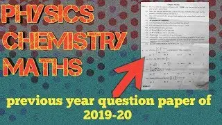 Previous year question paper of +2 science  class 2019-20 board pseb