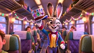 Train Ride Joy Land 🚂🎵 | Fun Train Song for Kids | Playful Nursery Rhyme