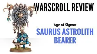 Age of Sigmar Saurus Astrolith Bearer Warscroll Review