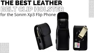 Sonim XP3 Flip Phone Holster with Removable Metal Clip from Turtleback