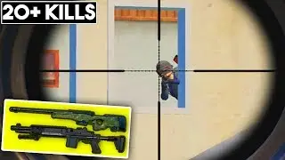 AWM & MK14 IS BROKEN! | 20+ KILLS SOLO vs SQUAD | PUBG Mobile