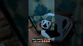 Boat immortal 131 rgb light look 😍 #boat #shorts #boatearbuds #boatgaming #gaming
