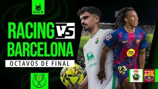 Racing Santander vs Barcelona💥Octavos de la Copa del Rey #CopaDelRey #Barcelona #RacingSantander