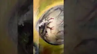 I live in a fantasy world 🌎 🖤#timelapse #satisfying #fantasy #surreal #oilpainting #process