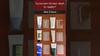 Sunscreen Oil Test: Myth or Reality?