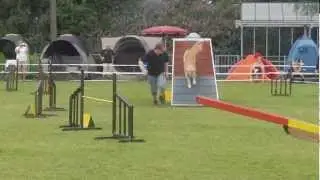 Dirk und Sky bei SV OG Raesfeld-Erle am 1.7.12 A2 - Lauf