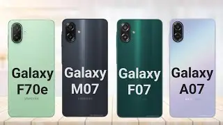 Samsung Galaxy F70e 5g против Samsung Galaxy A07 5g против Samsung Galaxy F07 против Samsung Gala...
