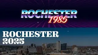 Rochester, Minnesota Downtown 1985 vs 2025