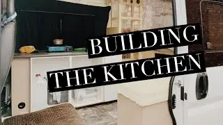 VAN LIFE KITCHEN BUILD - OFF GRID CAMPER CONVERSION - VAN LIFE UK