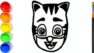 How to draw Catboy Face
