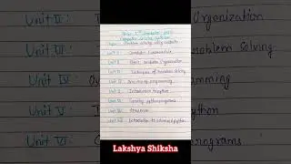 Bsc 1st semester computer science syllabus 2025 | bsc 1st semester cs syllabus |#bsccomputerscience