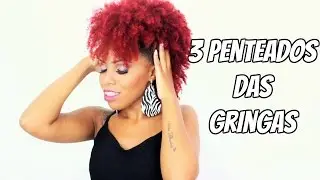 PENTEADOS INSPIRADO NAS GRINGAS, FÁCEIS E RÁPIDO DE FAZER NO CABELO CRESPO/CACHEADO - LUANY CRISTINA