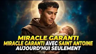 PRI&Egrave;RE PUISSANTE &Agrave; SAINT ANTOINE &ndash; UNE SEULE FOIS, VOTRE MIRACLE SACR&Eacute; SERA EXAUC&Eacute; AUJOURD&rsquo;HUI