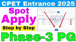 PG Spot Admission Apply 2025//Odisha PG Spot Apply Phase 3//Odisha Spot Admission News Big Updates..