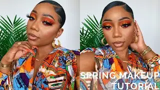 Spring Sunset Makeup Tutorial | Jaclyn Hill Volume 2 palette | Tamara Renaye