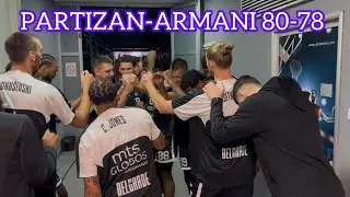 Partizan - Armani 80-78 