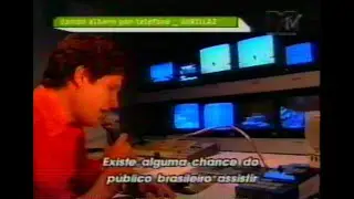 Entrevista com Damon Albarn na MTV Brasil falando sobre o Gorillaz (2001)