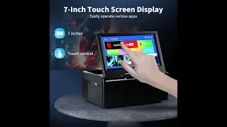 NETTIPS 7-Inch Smart Mini TV Review : Android 11 Touchscreen TV + Built-In Projector