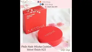 [미샤 - Missha] Phấn nước Missha Velvet Finish Cushion Glow, Phấn nước Missha cushion đỏ