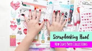 Scrappy Haul ~ Paper Issues Lost Haul Vid! ~ Crate Paper, Christmas Scrapbooking + + + INKIE QUILL
