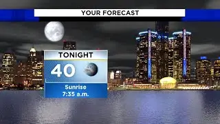 Metro Detroit weather: Chilly with fewer raindrops, Sunday evening, 10/04/2020, 7 p.m. update